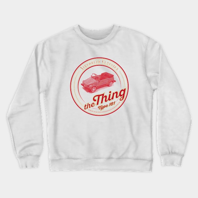 the THING in Red&Gold Crewneck Sweatshirt by Maestral